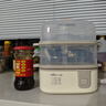 小熊（Bear）煮蛋器 蒸蛋器 小型多功能迷你電蒸鍋單雙層早餐神器雞蛋羹一體機一人用ZDQ-D12R3 曬單實拍圖