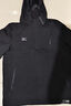 美津濃（MIZUNO）戶(hù)外休閑夾克男士防風(fēng)防水情侶連帽梭織外套 黑色 M 曬單實(shí)拍圖