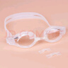 英發(fā)（YINGFA）高清泳鏡 男女士通用大框防水防霧專(zhuān)業(yè)舒適不勒眼潛水游泳鏡 白色 曬單實(shí)拍圖