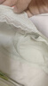松山棉店【小棉花】大胸顯小蕾絲內衣女士純棉大碼文胸罩無痕隱形水綠L 曬單實拍圖