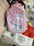 艾欣兒幼兒園書(shū)包女中大班小學(xué)生一二年級小背包卡通動(dòng)漫庫洛米超輕減負 粉色獨角獸+小馬掛件 曬單實(shí)拍圖