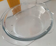 品喻（PINYU）玻璃雙耳透明玻璃碗帶蓋微波爐碗耐熱湯碗面碗沙拉碗泡面蒸蛋羹碗 曬單實拍圖