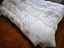 水星家紡羽絨被95%白鵝絨被子冬季加厚冬被芯雙人羽絨被200cm×230cm1000g 曬單實(shí)拍圖