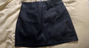 UR【鐘楚曦同款】2025秋季新款女復古摩登超短款半裙UYY550052 黑色 M 曬單實(shí)拍圖