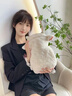 JCZS2025新款熱水袋充電防爆可愛(ài)冬天禮物女生敷肚子暖肚子專(zhuān)用暖手寶 可愛(ài)圍巾兔子【快速發(fā)貨/安全防爆】 曬單實(shí)拍圖