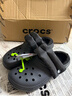 卡駱馳（CROCS）經(jīng)典蓬蓬暖棉洞洞鞋保暖舒適外穿棉鞋|211979 黑色-001 39 (240mm) 曬單實(shí)拍圖