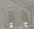 潤華年玻璃白酒杯2兩帶刻度酒杯家用酒具洋酒烈酒啤酒杯酒杯 金色刻度二兩杯 1只 曬單實(shí)拍圖
