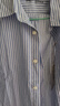 無(wú)印良品（MUJI）男式 水洗 平紋 長(cháng)袖襯衫 男士長(cháng)袖襯衣外套 翻領(lǐng) AC2WPC5S 藍色條紋 S （165/84A） 曬單實(shí)拍圖
