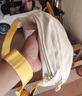 RICH YOUR HOME德國品質(zhì)簡(jiǎn)約休閑風(fēng)包包女小清新森系斜挎包運動(dòng)胸包學(xué)生百搭腰包 小清新斜挎包[顏色隨機]+3個(gè)徽章 33*16*22.5cm 曬單實(shí)拍圖