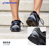 特步男鞋跑步鞋新款秋季厚底旅游透氣輕便皮網(wǎng)面休閑運動(dòng)鞋慢跑鞋子男 黑色 40 曬單實(shí)拍圖