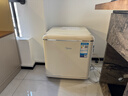 美的（Midea）46L 冰可可單門(mén)冰箱復古易嵌冷藏中小型家用宿舍家居租房家電 奶酪小方 BC-46MR 曬單實(shí)拍圖