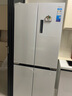 美的【樣品機】M60云朵系列535十字四開(kāi)門(mén)60cm純平全嵌變頻無(wú)霜雙系統雙循環(huán)大容量智能家用冰箱 MR-535WUSPZE 流蘇白 曬單實(shí)拍圖