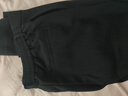 太平鳥(niǎo)男裝 休閑褲男黑色秋褲裝舒適長(cháng)褲潮牌褲裝運動(dòng)褲百搭 黑色1（修身） S 曬單實(shí)拍圖