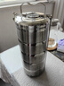 波波維奇保溫飯盒304不銹鋼大容量上班族多層便當分格餐盒打飯食堂提鍋桶 16cm5層 （4~5人使用） 曬單實(shí)拍圖