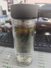 富光男女士雙層玻璃杯 高硼硅玻璃304茶隔水杯子 帶茶隔泡茶杯500ml 曬單實(shí)拍圖