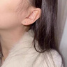 DAISY DREAM透明樹(shù)脂養耳洞耳釘學(xué)生隱形耳環(huán)女硅膠耳堵耳棒非塑料耳骨釘耳飾 【5對裝】隱形款樹(shù)脂耳釘 曬單實(shí)拍圖