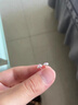 Lnieer999足銀愛心鋯石耳釘女小眾設(shè)計感耳骨釘防致敏免摘耳飾精致小巧 滿鉆粉色愛心耳釘小號【999足銀】 曬單實(shí)拍圖