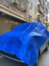 龍帆刀刮布防雨布篷布加厚防曬遮陽布貨車耐磨防水布雨棚油布蓬布帆布 1000克白色刀刮布【爆厚款】 2X1.5米 曬單實(shí)拍圖