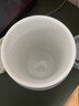 純陶瓷內膽保溫杯非涂層寬口桌面水杯子大口徑便捷戶(hù)外辦公男女士 米白色 曬單實(shí)拍圖