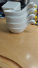 天鵝ins創(chuàng)意可愛陶瓷浮雕醬油碟家用小味蝶醋碟火鍋蘸料小碟子 四個裝 曬單實拍圖