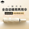 山山雨傘自動(dòng)折疊傘便攜太陽(yáng)傘遮陽(yáng)男士晴雨兩用大號8骨梧桐米 曬單實(shí)拍圖