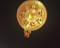 老廟黃金吊墜八寶羅盤(pán)古法金項鏈福字掛墜送長(cháng)輩男女款情侶款節日禮物 約7.46g 曬單實(shí)拍圖