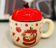 蠻丂馬克杯陶瓷杯早餐杯燕麥杯蘋果瓷杯情侶杯伴手禮可愛蘋果禮盒送人 曬單實(shí)拍圖