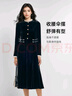 歌莉婭 冬季新品  絲絨連衣裙  1CCR4H540 00B黑色 S 曬單實(shí)拍圖