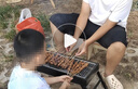 皇馳戶外燒烤架露營便攜可折疊碳烤爐家用烤肉一體收納木炭燒烤架子 曬單實(shí)拍圖