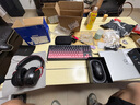 竹林鳥玄武ZG2頭戴式耳機電競游戲專用2.4G無線藍牙有線type-c四模7.1音效一鍵聽聲辨位長續(xù)航降噪麥克風 黑紅色官方標配（不含支架） 曬單實拍圖