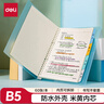 得力（deli）B5/60張活頁本筆記本子 內(nèi)頁可拆卸記事本日記本淺調(diào)系列開學必備 藍粉隨機發(fā)貨 曬單實拍圖