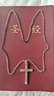 玖長(cháng)時(shí)999純銀項鏈男士足銀光面十字架吊墜潮男女掛墜生日禮物送女友 配60cm999銀鏈 999足銀 曬單實(shí)拍圖