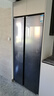 西門(mén)子512L超薄對開(kāi)門(mén)雙開(kāi)家用電冰箱無(wú)界平嵌入式 風(fēng)冷無(wú)霜大容量變溫區抑菌清新 KA515691EC湖蘊藍 曬單實(shí)拍圖