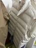 優(yōu)衣庫童裝男女童PUFFTECH空氣棉服可機洗背心馬甲排骨棉服478124 01 乳白色 160 曬單實(shí)拍圖