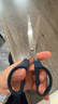 得力(deli)160mm辦公生活家用剪刀 小剪子手工剪紙刀 辦公用品 藍色0602 曬單實(shí)拍圖