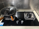 海爾（Haier）燃氣灶天然氣 嵌入式臺嵌兩用家用雙灶具 5.2kw純藍焰猛火 64%高熱效 政府補貼20%燃氣灶BE6可調節 曬單實(shí)拍圖