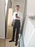 HLA海瀾之家長(cháng)袖襯衫男秋季25輕商務(wù)衫及白色大碼正裝襯衣男 曬單實(shí)拍圖