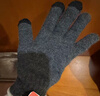 恒源祥中老年人手套男士秋冬季觸屏防寒保暖騎行羊毛針織毛線(xiàn)手套 [手套+耳罩]深灰加絨款 均碼 曬單實(shí)拍圖