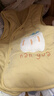 童泰（TONGTAI）嬰兒馬甲秋冬季純棉夾棉兒童衣服男童女童外出上衣坎肩馬夾 黃色 80 曬單實(shí)拍圖