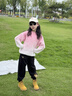 G.DUCKKIDS女童水貂絨毛衣春秋款2025新品中大兒童外穿打底衫漸變針織衫春裝 粉色033漸變水貂絨毛衣 140 cm 曬單實(shí)拍圖