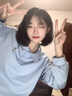 SNYDER WEAR小個子短款衛(wèi)衣女2025年秋季美式衛(wèi)衣韓版寬松學(xué)院風上衣女裝衣服 杏色 S 建議70-90斤 曬單實拍圖
