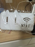 佳立方路由器放置架免打孔壁掛式機頂盒插排插座wifi收納盒白色1個(gè) 曬單實(shí)拍圖