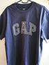 Gap男女裝2025春季新款純棉字母印花logo短袖T恤上衣美版797924 藏藍色 XS 美碼 S亞洲碼175/88A 曬單實(shí)拍圖