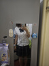寶格妍學(xué)院蕾絲花邊短袖襯衫2024設計白色夏季修身新款顯瘦襯衣上衣 白色蕾絲 XL 115-130斤 曬單實(shí)拍圖