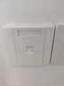 PANDUIT 泛達超五5類(lèi)超六6a類(lèi)NK模塊非屏蔽RJ45網(wǎng)線(xiàn)模塊86型單口雙口網(wǎng)絡(luò )面板千兆萬(wàn)兆 六類(lèi)千兆模塊-白色 曬單實(shí)拍圖