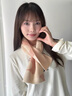玖慕（JIUMU）純羊毛小圍巾女秋冬季加厚保暖紅色針織提花交叉護頸圍脖禮物 粉米白 曬單實(shí)拍圖