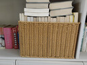 ken's大號收納筐塑料藤編抽屜式整理籃帶蓋玩具收納箱北歐 淺咖色40*26*26cm無(wú)蓋 曬單實(shí)拍圖