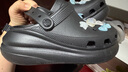 卡駱馳（crocs）經(jīng)典泡芙Clog男女一腳蹬懶人沙灘鞋 CR207521-001 38 曬單實(shí)拍圖