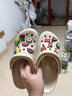卡駱馳crocs洞洞鞋貝雅卡駱班輕便耐磨一腳蹬休閑鞋|205089 冬日白/彩色-1LI 39 (240mm) 曬單實拍圖