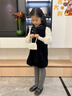 優(yōu)棵樹(shù)打底褲女秋冬季加絨加厚兒童中大童女孩小學(xué)生外穿連褲襪保暖褲深灰色連腳-秋季加絨【宜10-25℃】 兒童款 1條L 【6-9歲，建議110-125cm，20-30kg】 曬單實(shí)拍圖